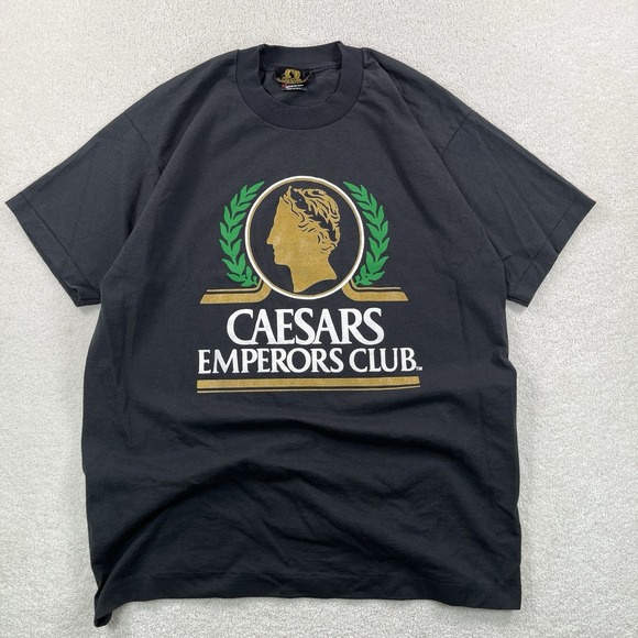 American Vintage Other - Vintage 90's Caesars Emperors Club Las Vegas Tee Large Single Stitch FOTL Best